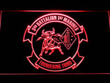 3rd Battalion 1st Marines LED Neon Sign USB - Red - TheLedHeroes