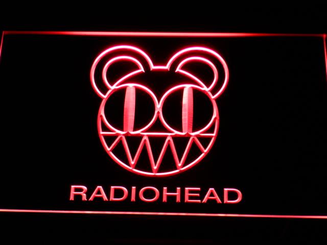 Radiohead LED Neon Sign USB - Red - TheLedHeroes