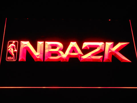 NBA 2K LED Sign - Red - TheLedHeroes