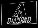 Arizona Diamondbacks (3) LED Neon Sign USB - White - TheLedHeroes