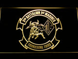 FREE 3rd Battalion 1st Marines LED Sign - Yellow - TheLedHeroes