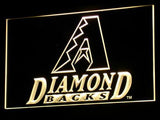 Arizona Diamondbacks (3) LED Neon Sign USB - Yellow - TheLedHeroes