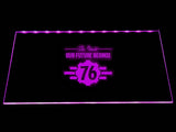 Fallout 76 Our Future Begins! LED Neon Sign Electrical - Purple - TheLedHeroes