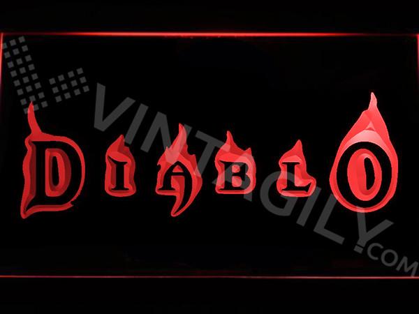 Diablo LED Neon Sign USB - Red - TheLedHeroes