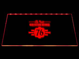 Fallout 76 Our Future Begins! LED Sign - Red - TheLedHeroes