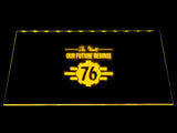Fallout 76 Our Future Begins! LED Neon Sign Electrical - Yellow - TheLedHeroes