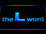 The L Word LED Neon Sign USB - Blue - TheLedHeroes