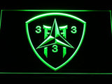 3rd Battalion 3rd Marines LED Neon Sign Electrical - Green - TheLedHeroes