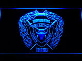 3rd Battalion 4th Marines LED Neon Sign Electrical - Blue - TheLedHeroes