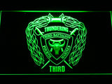 FREE 3rd Battalion 4th Marines LED Sign - Green - TheLedHeroes