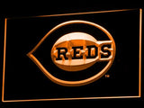 Cincinnati Reds  LED Neon Sign Electrical - Orange - TheLedHeroes