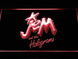 Jem and the Holograms LED Neon Sign Electrical - Red - TheLedHeroes