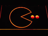 Pac-Man Logo LED Neon Sign Electrical - Orange - TheLedHeroes