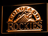 Colorado Rockies LED Neon Sign USB - Orange - TheLedHeroes
