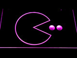 Pac-Man Logo LED Neon Sign USB - Purple - TheLedHeroes