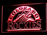 Colorado Rockies LED Neon Sign USB - Red - TheLedHeroes