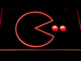 Pac-Man Logo LED Neon Sign USB - Red - TheLedHeroes