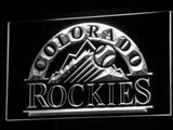 Colorado Rockies LED Neon Sign USB - White - TheLedHeroes
