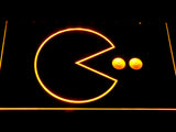 Pac-Man Logo LED Neon Sign Electrical - Yellow - TheLedHeroes