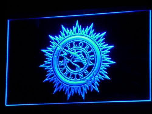 Florida Marlins LED Neon Sign USB - Blue - TheLedHeroes