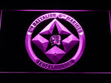 3rd Battalion 6th Marines LED Neon Sign USB - Purple - TheLedHeroes