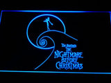 The Nightmare Before Christmas (4) LED Neon Sign USB - Blue - TheLedHeroes