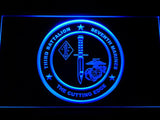 3rd Battalion 7th Marines LED Neon Sign USB - Blue - TheLedHeroes