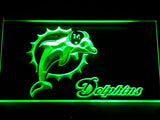 Miami Dolphins (2) LED Sign - Green - TheLedHeroes
