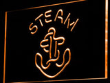 Steam Beer LED Neon Sign USB - Orange - TheLedHeroes