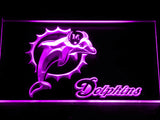 Miami Dolphins (2) LED Sign - Purple - TheLedHeroes
