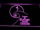 The Nightmare Before Christmas (4) LED Neon Sign USB - Purple - TheLedHeroes