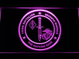 3rd Battalion 7th Marines LED Neon Sign Electrical - Purple - TheLedHeroes