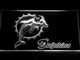Miami Dolphins (2) LED Sign - White - TheLedHeroes