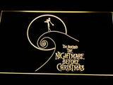 The Nightmare Before Christmas (4) LED Neon Sign USB - Yellow - TheLedHeroes