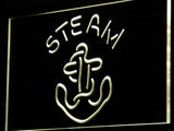 Steam Beer LED Neon Sign Electrical - Yellow - TheLedHeroes