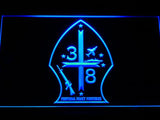 3rd Battalion 8th Marines LED Neon Sign USB - Blue - TheLedHeroes