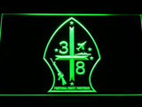 3rd Battalion 8th Marines LED Neon Sign USB - Green - TheLedHeroes