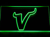 FREE Minnesota Vikings V LED Sign - Green - TheLedHeroes