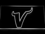 Minnesota Vikings V LED Neon Sign Electrical - White - TheLedHeroes