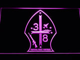 FREE 3rd Battalion 8th Marines LED Sign - Purple - TheLedHeroes