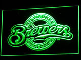 Milwaukee Brewers (2) LED Neon Sign Electrical - Green - TheLedHeroes