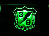 3rd Battalion 9th Marines LED Neon Sign USB - Green - TheLedHeroes