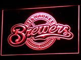 Milwaukee Brewers (2) LED Neon Sign Electrical - Red - TheLedHeroes