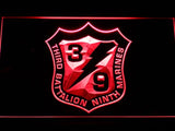 3rd Battalion 9th Marines LED Neon Sign Electrical - Red - TheLedHeroes