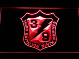 FREE 3rd Battalion 9th Marines LED Sign - Red - TheLedHeroes