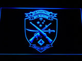 3rd Battalion 23rd Marines LED Neon Sign USB - Blue - TheLedHeroes