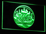 New York Mets (2) LED Neon Sign USB - Green - TheLedHeroes