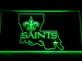 FREE New Orleans Saints (2) LED Sign - Green - TheLedHeroes