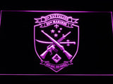 3rd Battalion 23rd Marines LED Neon Sign USB - Purple - TheLedHeroes