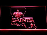 FREE New Orleans Saints (2) LED Sign - Red - TheLedHeroes
